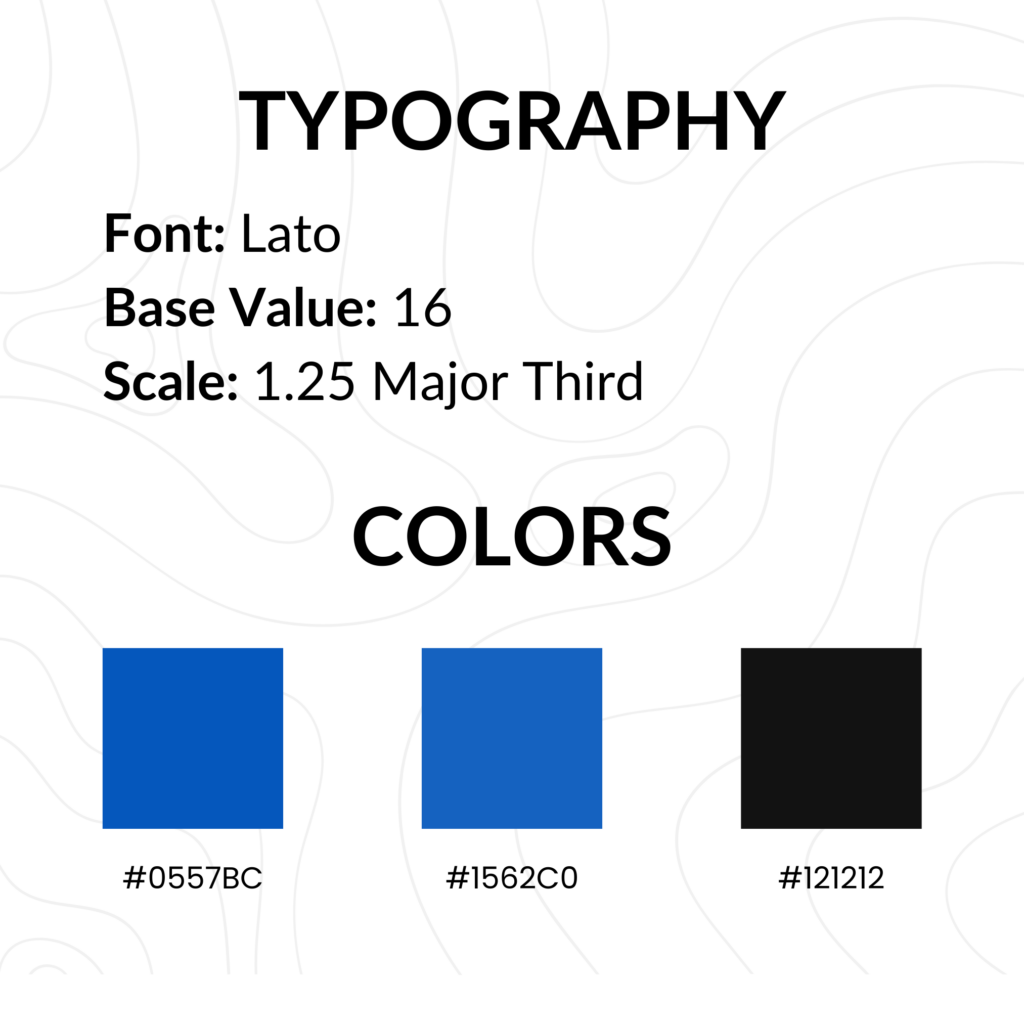 Clovedental Typography and Colors